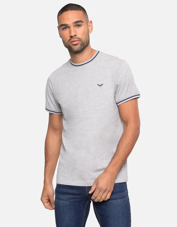 Men Plain Short Sleeve Crew Neck TShirts 3 Pack NavyBlackLight Grey Threadbare TShirts Men Plain Short Sleeve Crew Neck TShirts 3 Pack NavyBlackLight Grey Threadbare TShirts