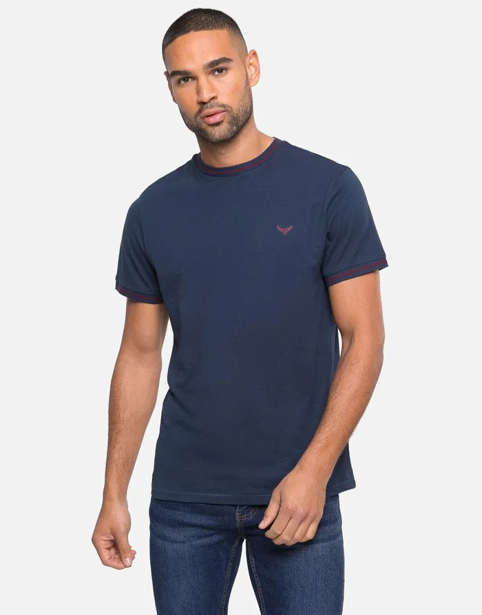Men Plain Short Sleeve Crew Neck TShirts 3 Pack NavyBlackLight Grey Threadbare TShirts Men Plain Short Sleeve Crew Neck TShirts 3 Pack NavyBlackLight Grey Threadbare TShirts
