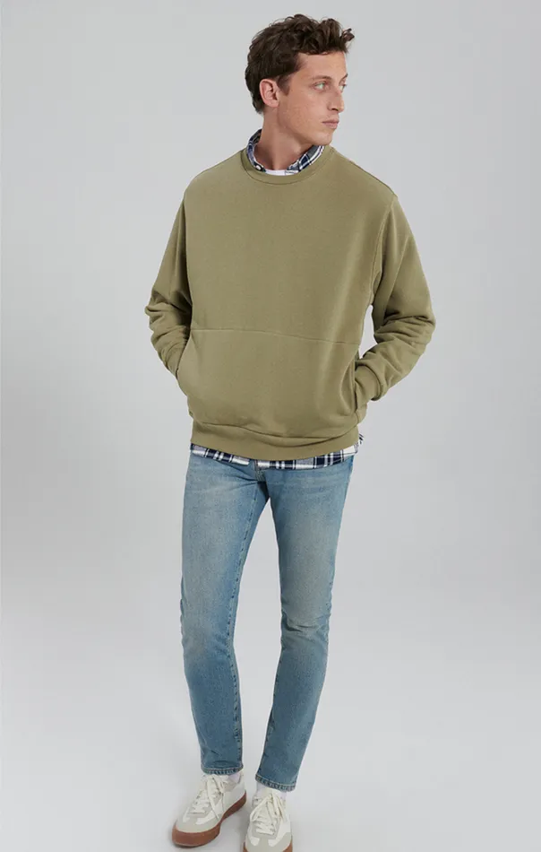 Men Pocket Sweatshirt In Mermaid Mavi Jeans Loungewear Men Pocket Sweatshirt In Mermaid Mavi Jeans Loungewear