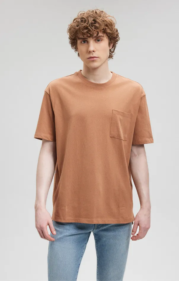 Men Pocket TShirt In Chipmunk Mavi Jeans TShirts