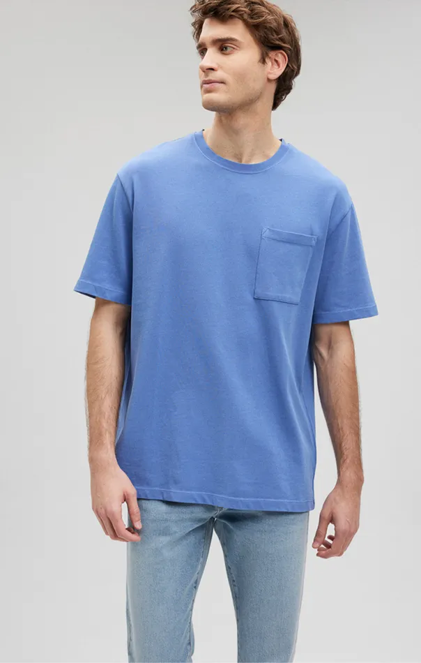Men Pocket TShirt In Ebb And Flow Mavi Jeans TShirts