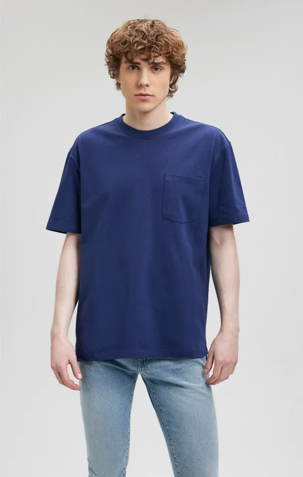 Men Pocket TShirt In Maritime Blue Mavi Jeans TShirts Men Pocket TShirt In Maritime Blue Mavi Jeans TShirts