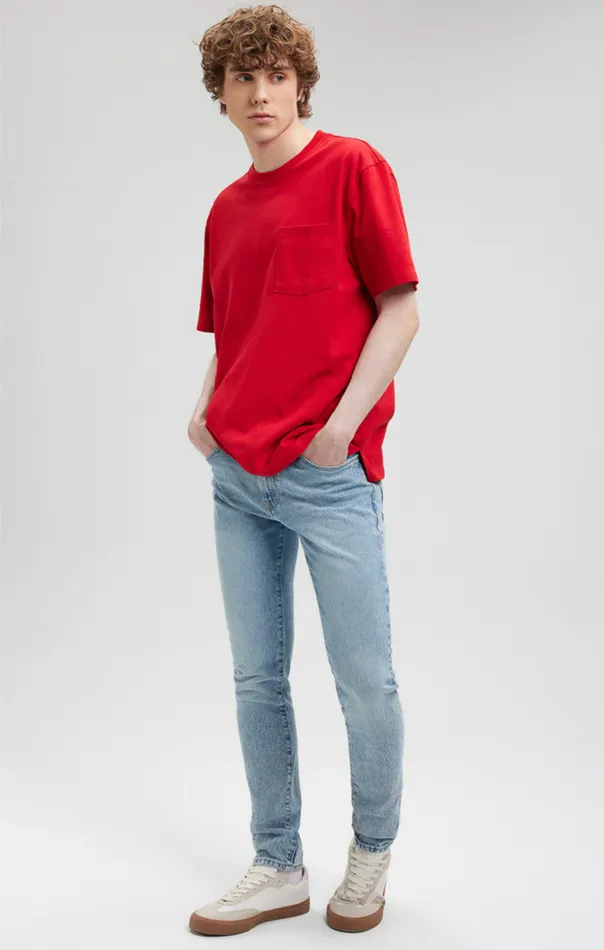 Men Pocket TShirt In Mars Red Mavi Jeans TShirts Men Pocket TShirt In Mars Red Mavi Jeans TShirts