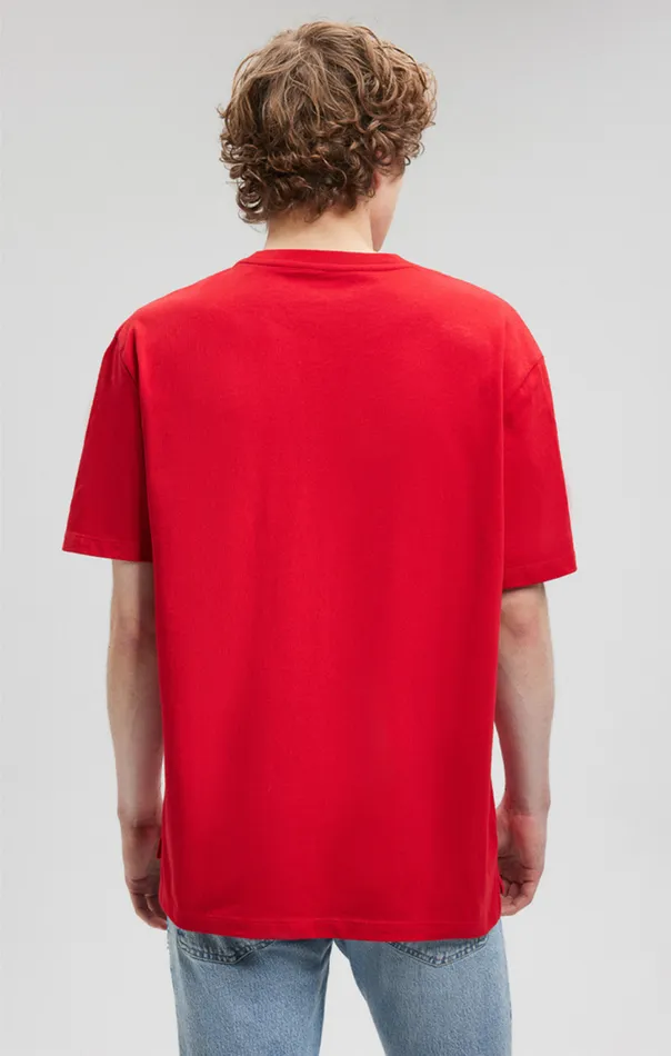 Men Pocket TShirt In Mars Red Mavi Jeans TShirts Men Pocket TShirt In Mars Red Mavi Jeans TShirts