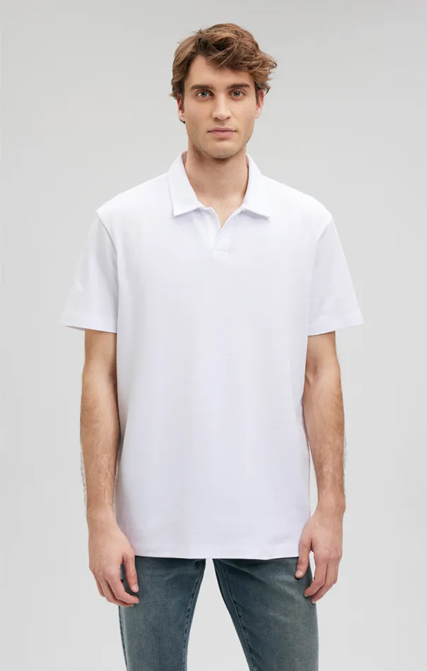 Men Polo Shirt In White Mavi Jeans TShirts Men Polo Shirt In White Mavi Jeans TShirts