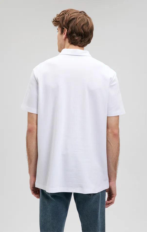 Men Polo Shirt In White Mavi Jeans TShirts Men Polo Shirt In White Mavi Jeans TShirts