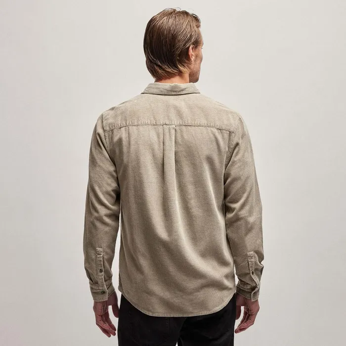 Men PolosNovelty Tops James Perse Corduroy Shirt Toast Pigment