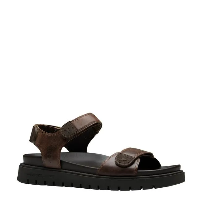 Men Ramsey Dark Brown Leather Sandals Windsor Smith Sandals