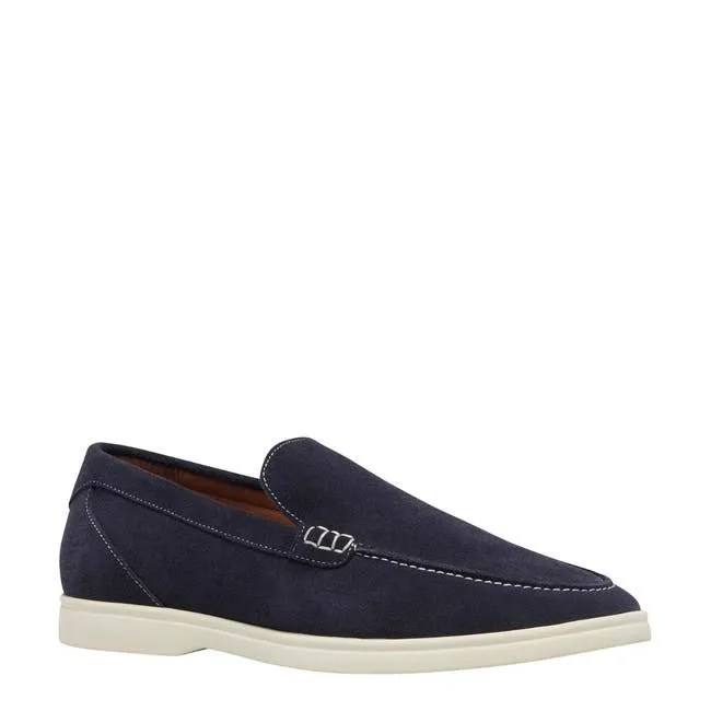 Men Rocco Navy Suede Loafers Windsor Smith Shoes