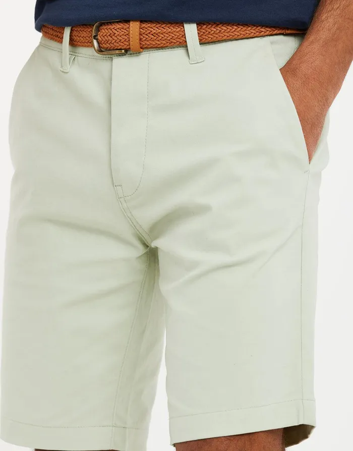 Men Sage Belted Chino Shorts Sage Threadbare Shorts Men Sage Belted Chino Shorts Sage Threadbare Shorts