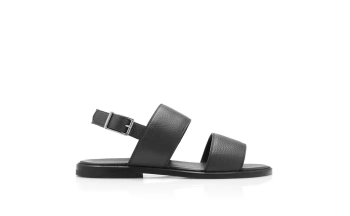 Men Sandals Manolo Blahnik BULGOBIS Black Calf Leather Sandals Men Sandals Manolo Blahnik BULGOBIS Black Calf Leather Sandals