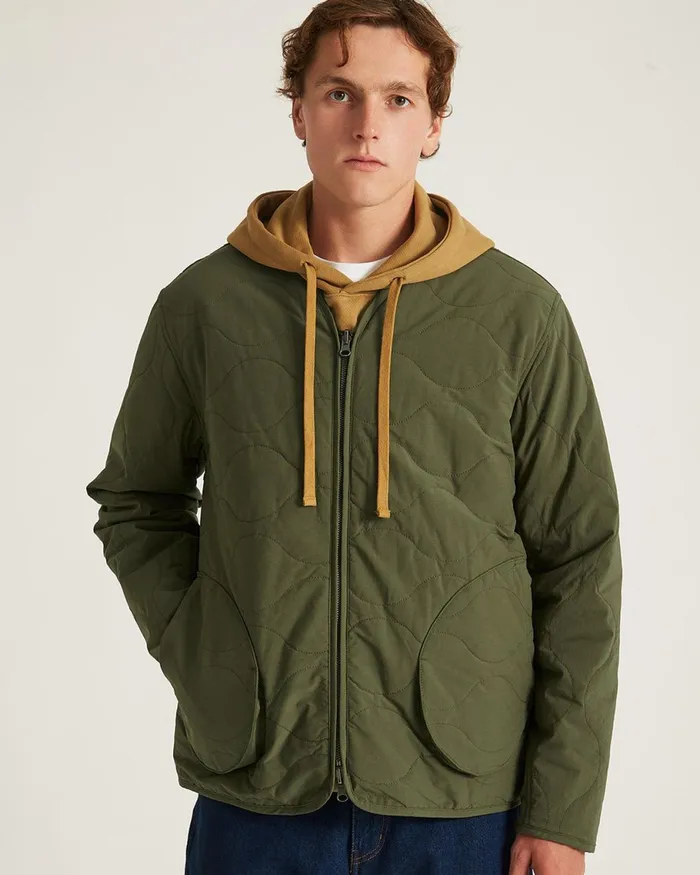 Men Saturdays NYC Outerwear Khari Reversible Jacket Armygreen Men Saturdays NYC Outerwear Khari Reversible Jacket Armygreen