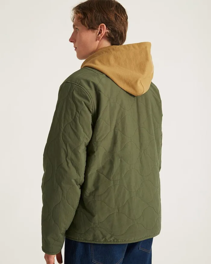 Men Saturdays NYC Outerwear Khari Reversible Jacket Armygreen Men Saturdays NYC Outerwear Khari Reversible Jacket Armygreen