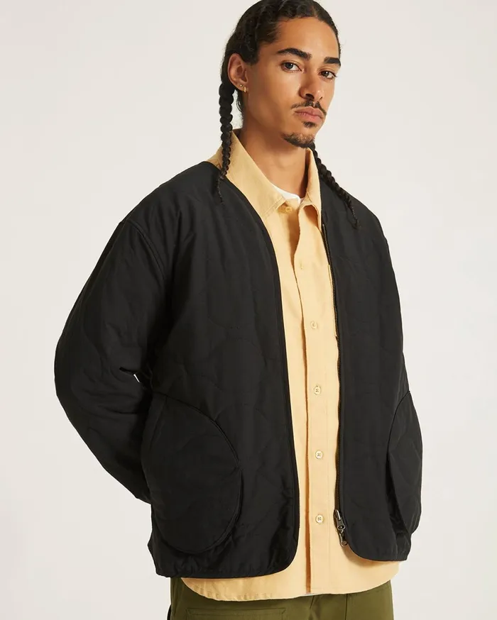 Men Saturdays NYC Outerwear Khari Reversible Jacket Black Men Saturdays NYC Outerwear Khari Reversible Jacket Black