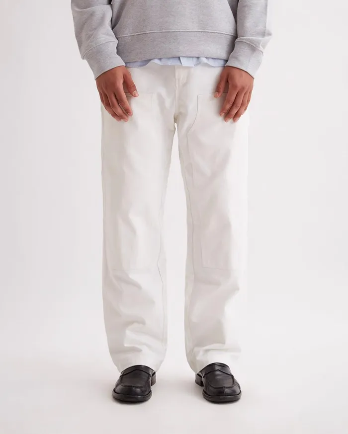Men Saturdays NYC Pants Morris Carpenter Pant Ivory Men Saturdays NYC Pants Morris Carpenter Pant Ivory