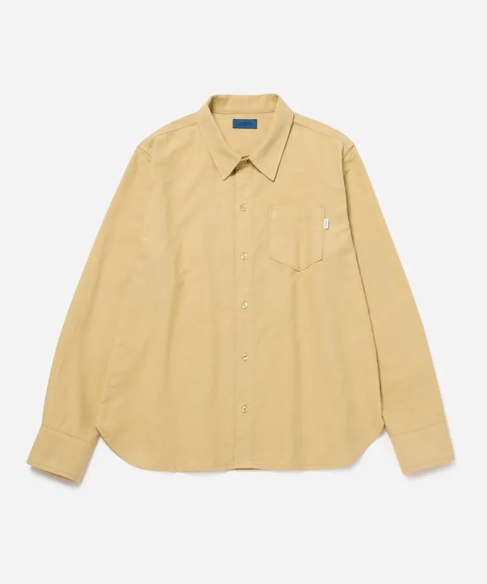Men Saturdays NYC Shirts Broome Flannel Long Sleeve Shirt Frenchvanilla