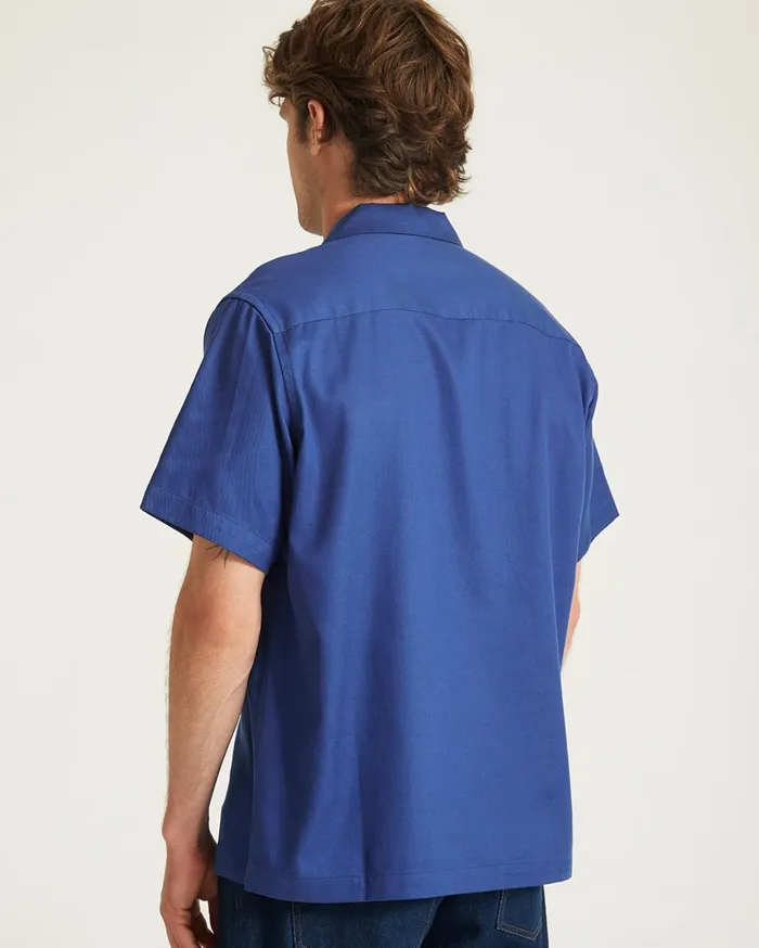 Men Saturdays NYC Shirts York Camp Collar Short Sleeve Shirt Limoges Men Saturdays NYC Shirts York Camp Collar Short Sleeve Shirt Limoges