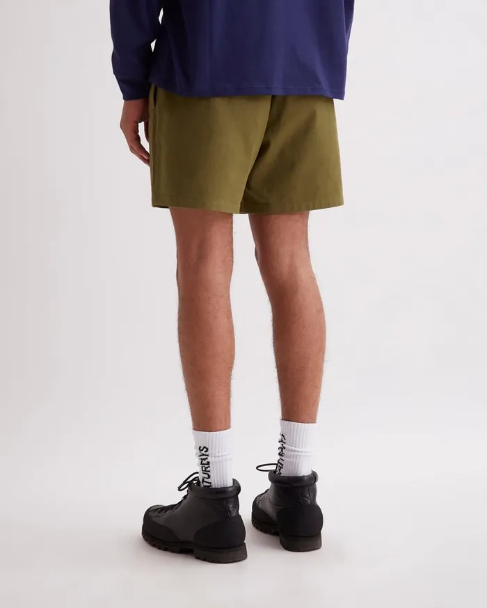 Men Saturdays NYC Shorts Mario Cotton Gym Short Mayfly Men Saturdays NYC Shorts Mario Cotton Gym Short Mayfly