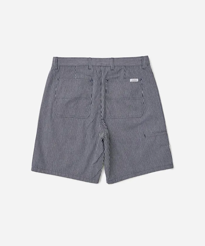 Men Saturdays NYC Shorts Striped Cotton Twill Carpenter Short Ocean Men Saturdays NYC Shorts Striped Cotton Twill Carpenter Short Ocean