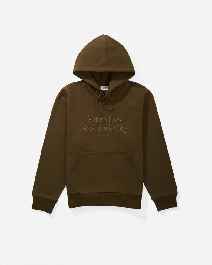 Men Saturdays NYC Sweatshirts and Sweatpants Ditch Miller Standard Hoodie Armygreen Men Saturdays NYC Sweatshirts and Sweatpants Ditch Miller Standard Hoodie Armygreen