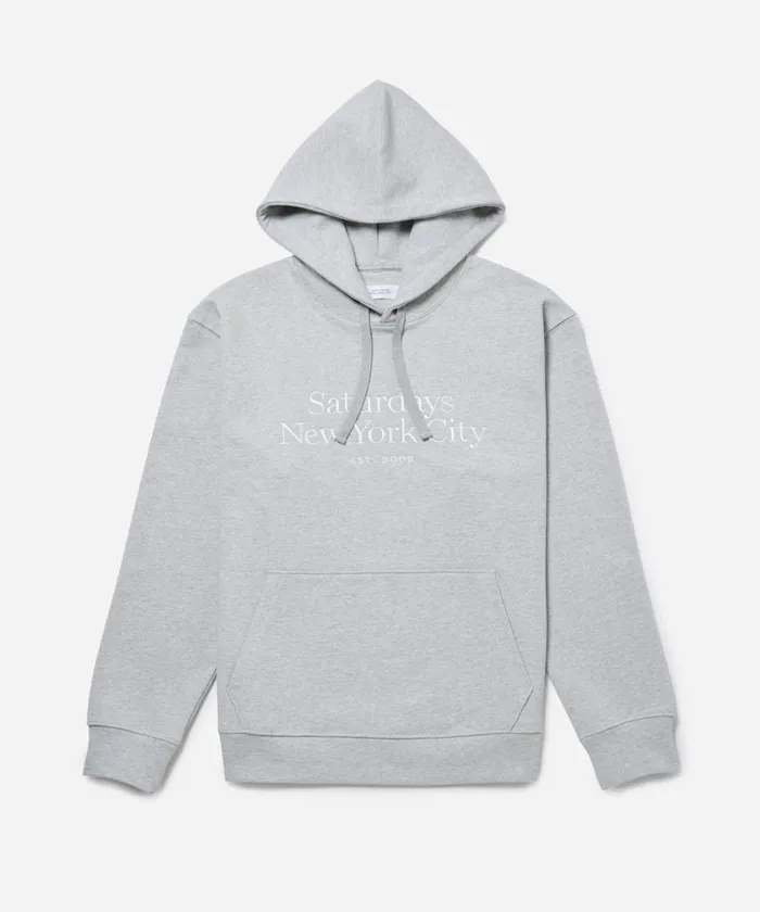 Men Saturdays NYC Sweatshirts and Sweatpants Ditch Miller Standard Hoodie Ashheather Men Saturdays NYC Sweatshirts and Sweatpants Ditch Miller Standard Hoodie Ashheather
