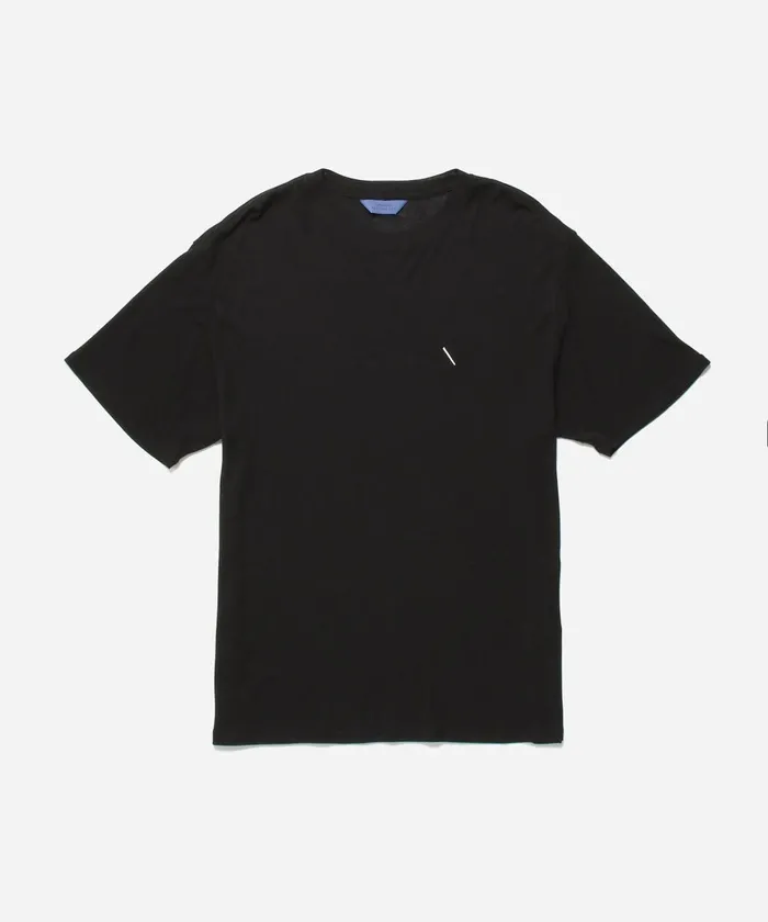 Men Saturdays NYC Tees Merino Jersey Standard SS Tee Black