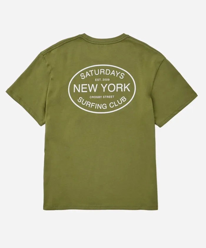 Men Saturdays NYC Tees Surfing Club Standard SS Tee Mayfly