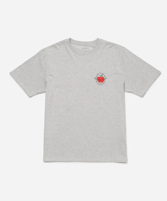 Men Saturdays NYC Tees The Big Apple Standard SS Tee Ashheather Men Saturdays NYC Tees The Big Apple Standard SS Tee Ashheather