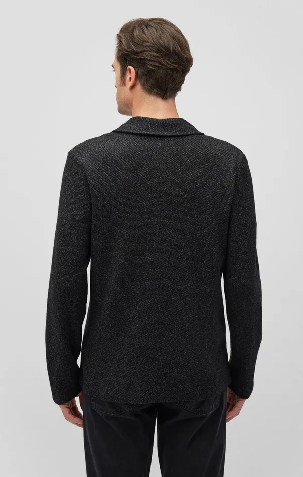 Men Sean Knit Blazer In Black Mavi Jeans Jackets
