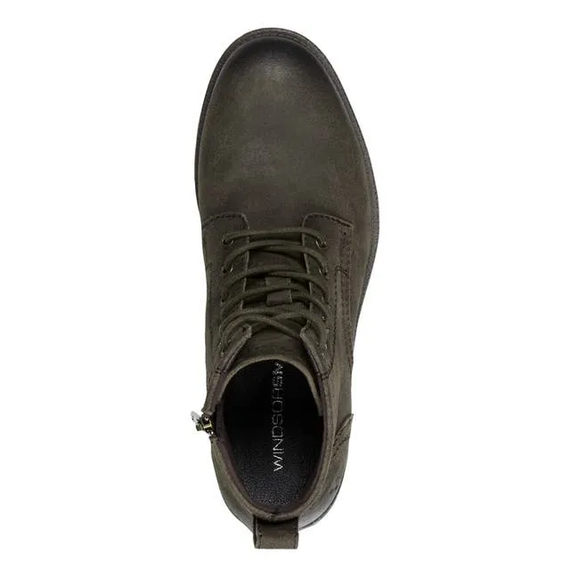 Men Sebastian Taupe Oil Suede Leather Boots Windsor Smith Boots
