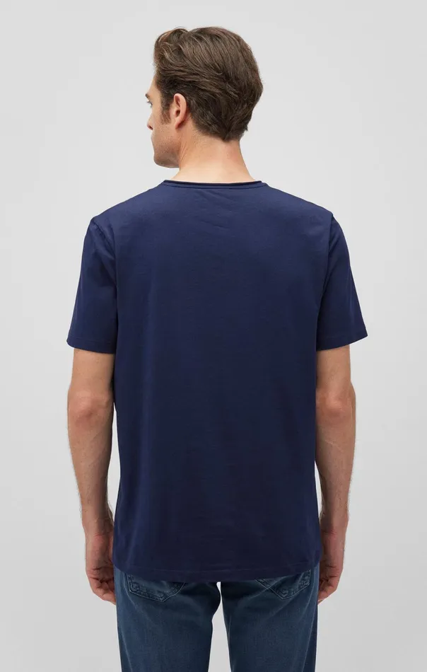Men Short Sleeve TShirt In Maritime Blue Mavi Jeans TShirts Men Short Sleeve TShirt In Maritime Blue Mavi Jeans TShirts