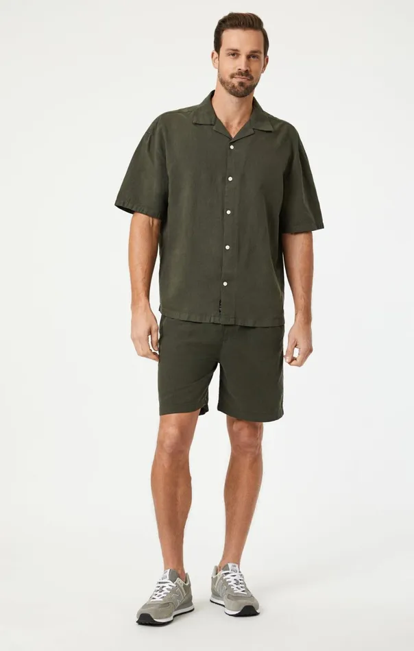 Men Shorts In Asphalt Mavi Jeans Joggers