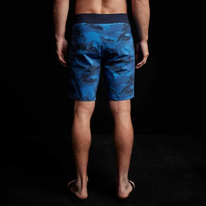Men Shorts James Perse Camo Zip Pocket Boardshort Pacific Camodeep