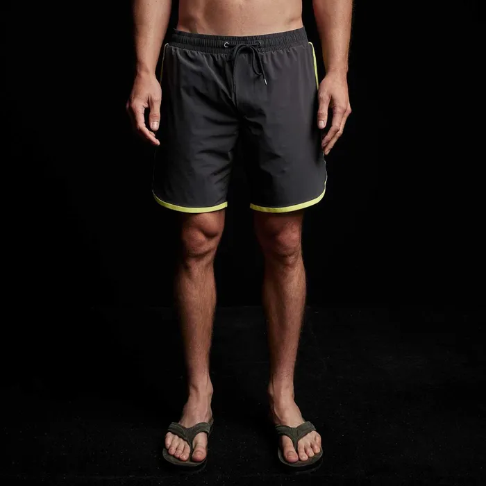 Men Shorts James Perse Curved Hem Board Short Carbonneon
