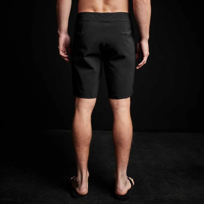 Men Shorts James Perse Scuba Zip Boardshort Black