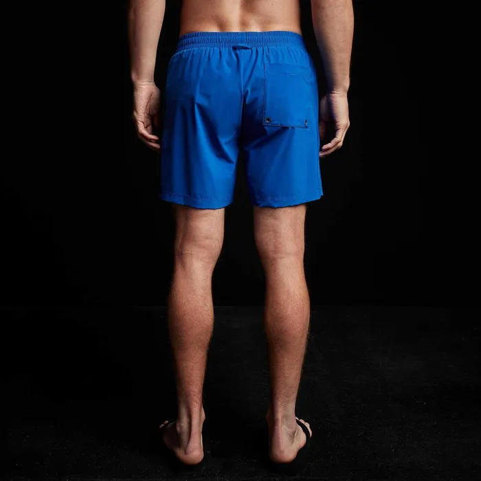 Men Shorts James Perse Split Hem Board Short Baltic Blue