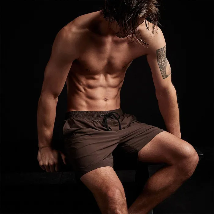 Men Shorts James Perse Split Hem Board Short Porcupine