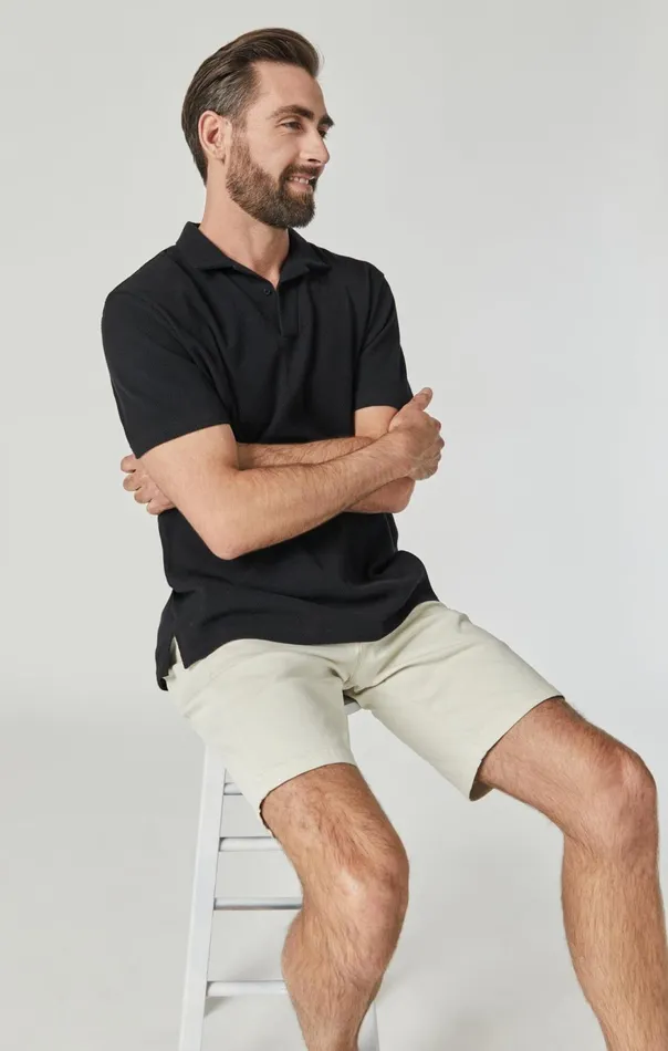 Men Simon Shorts In Silver Birch Twill Mavi Jeans Shorts Men Simon Shorts In Silver Birch Twill Mavi Jeans Shorts