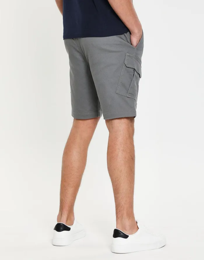 Men Slate Stretch Cargo Shorts Slate Threadbare Shorts Men Slate Stretch Cargo Shorts Slate Threadbare Shorts