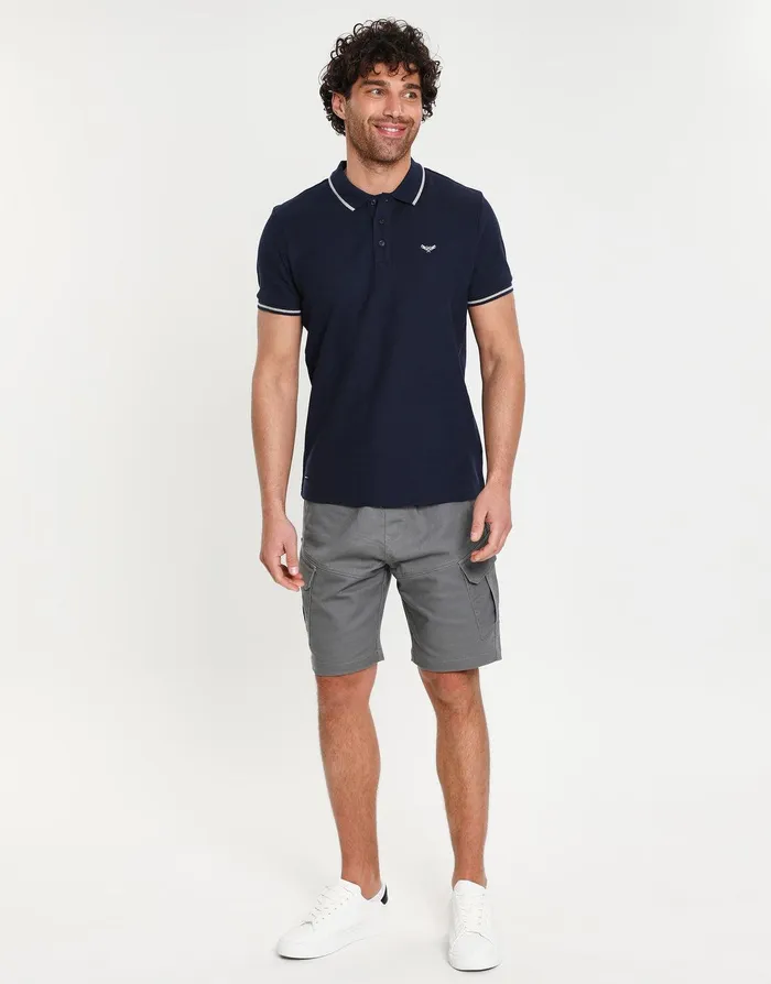 Men Slate Stretch Cargo Shorts Slate Threadbare Shorts Men Slate Stretch Cargo Shorts Slate Threadbare Shorts