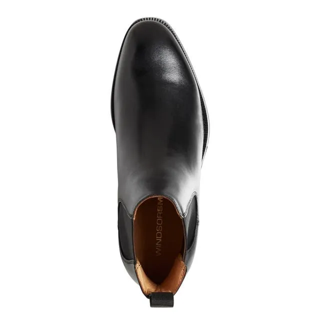 Men Stockman Black Leather Boots Windsor Smith Boots