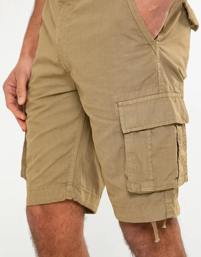 Men Stone Cargo Shorts Stone Threadbare Shorts