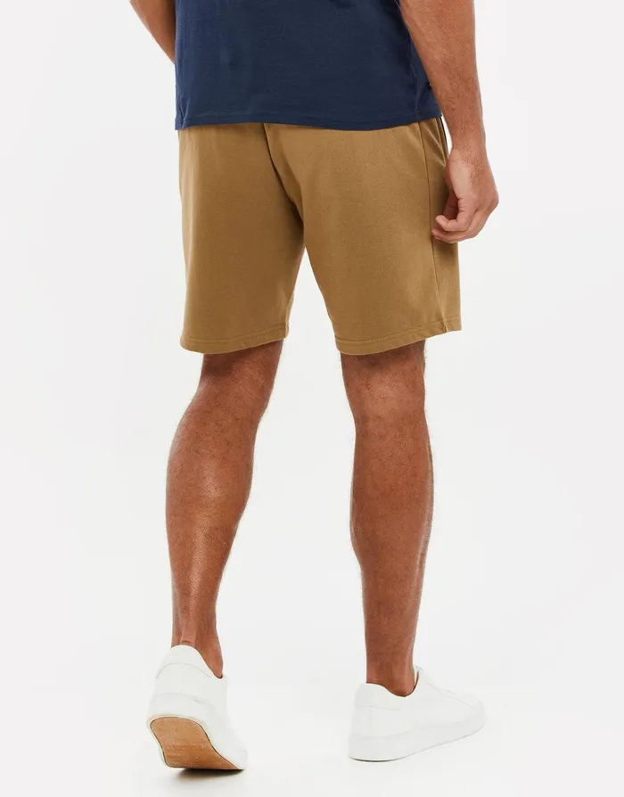 Men Stone Fleece Sweat Shorts Stone Threadbare Shorts Men Stone Fleece Sweat Shorts Stone Threadbare Shorts