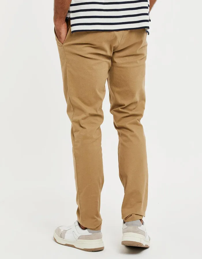 Men Stone Stretch Chino Trousers Stone Threadbare Trousers and Cargos Men Stone Stretch Chino Trousers Stone Threadbare Trousers and Cargos