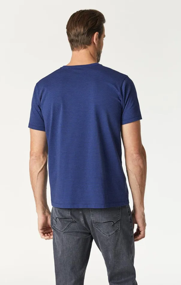 Men Striped TShirt In Twilight Blue Mavi Jeans TShirts Men Striped TShirt In Twilight Blue Mavi Jeans TShirts