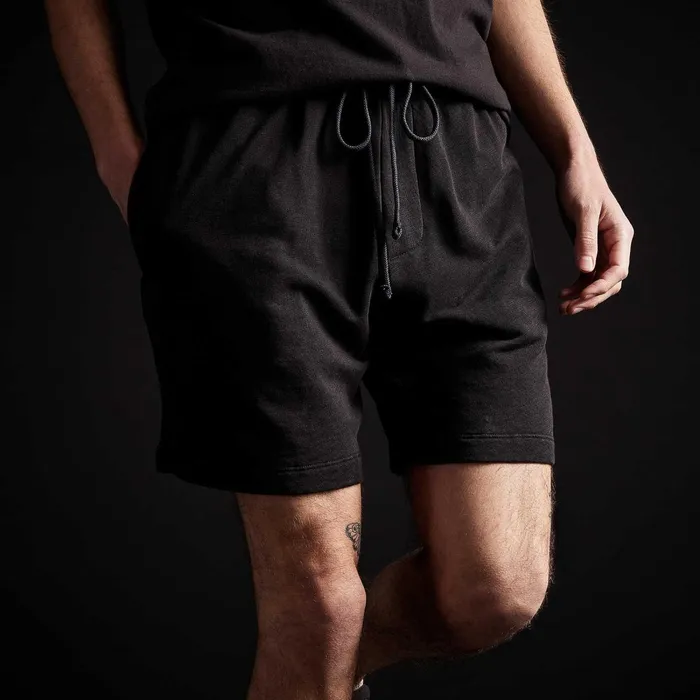 Men Sweat TopsBottoms James Perse French Terry Sweat Short Black