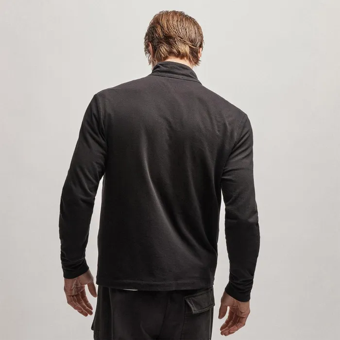 Men Sweat TopsBottoms James Perse French Terry Zip Up Black