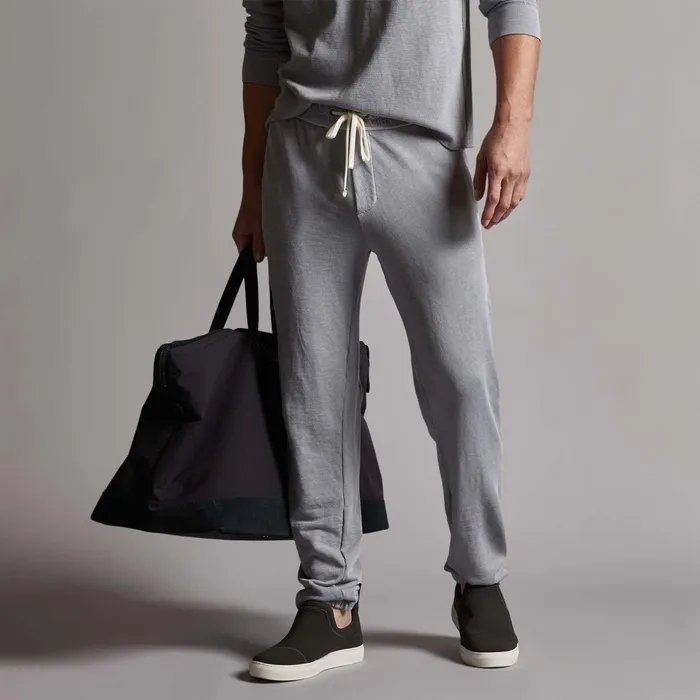 Men Sweat TopsBottoms James Perse Vintage French Terry Sweatpant Breeze Pigment
