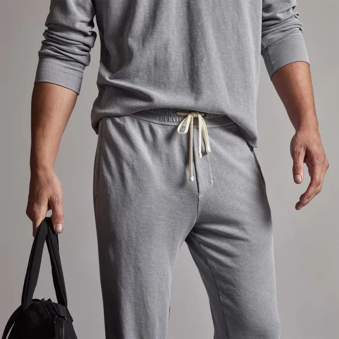 Men Sweat TopsBottoms James Perse Vintage French Terry Sweatpant Breeze Pigment