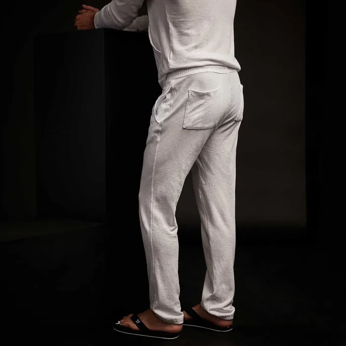 Men Sweat TopsBottoms James Perse Vintage French Terry Sweatpant White
